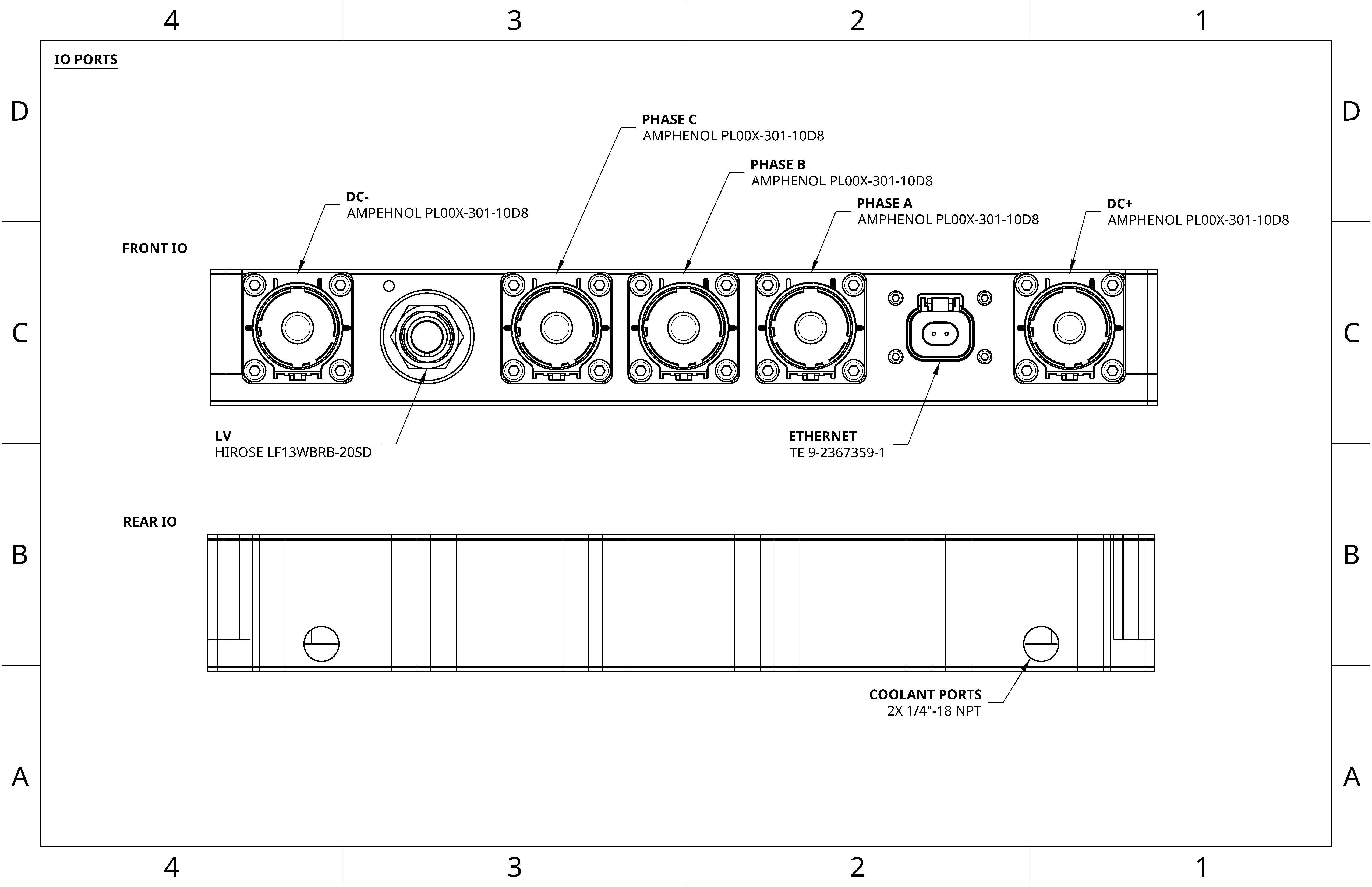 MC0-500 Front and Rear IO
